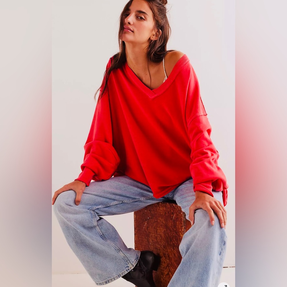 We The Free Venice VNeck Sweatshirt